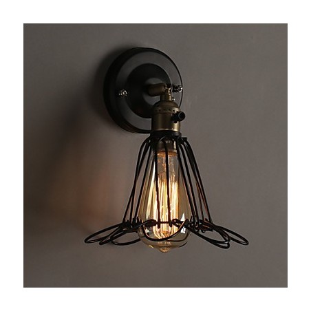 American Country Loft Restoring Ancient Ways Wall Lamp Wrought Iron Wall Lamp Light