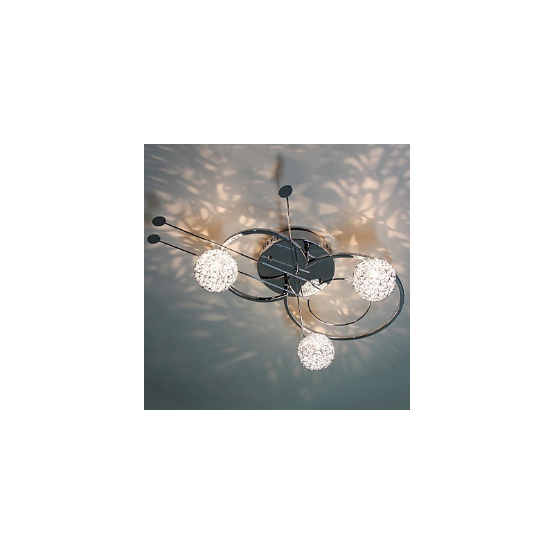 Modern Contemporary Electroplated Flush Mount