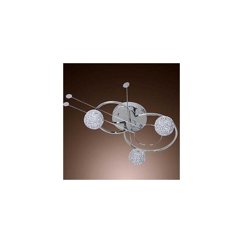 Modern Contemporary Electroplated Flush Mount