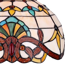 European Contracted Rural Creative Wrought Iron Wall Lamp Glass Lights