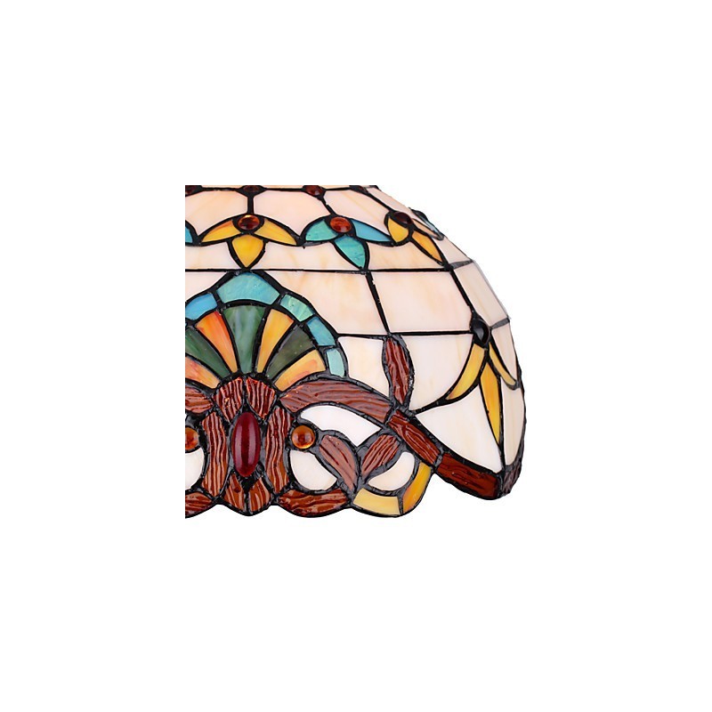 European Contracted Rural Creative Wrought Iron Wall Lamp Glass Lights