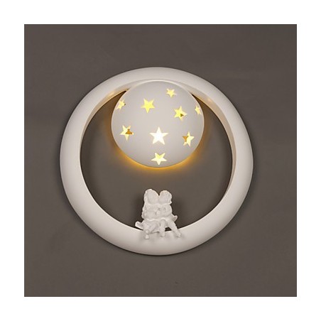 Sweet Pastoral Gypsum Fun Children Room Porch Wall Lamp Lights