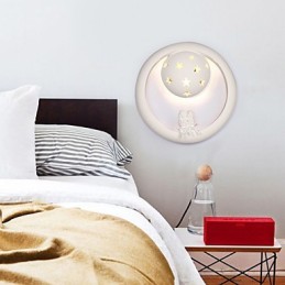 Sweet Pastoral Gypsum Fun Children Room Porch Wall Lamp Lights