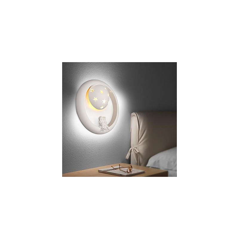 Sweet Pastoral Gypsum Fun Children Room Porch Wall Lamp Lights