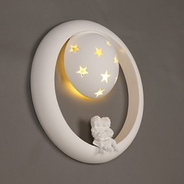 Sweet Pastoral Gypsum Fun Children Room Porch Wall Lamp Lights