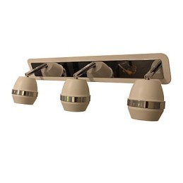 Modern Spherical Chrome Wall Lights Bathroom Lights With 3 Lights