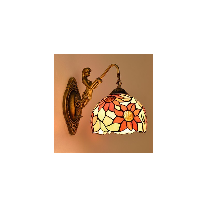 Christmas European Contracted Rural Creative Wrought Iron Wall Lamp Lights