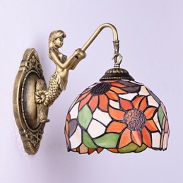 Christmas European Contracted Rural Creative Wrought Iron Wall Lamp Lights