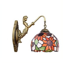 Christmas European Contracted Rural Creative Wrought Iron Wall Lamp Lights