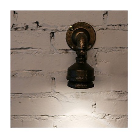 Loft Iron Water Pipe Lamp Wall Sconce Industrial Vintage Wall Light Fixtures For Home Indoor Lighting