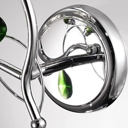 Wall Sconces Bathroom Lighting Candle Wall Lights Crystal Modern Contemporary Metal