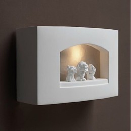 Contemporary And Contracted Creative Bedroom Plaster Wall Lamp Wall Lamp Lights
