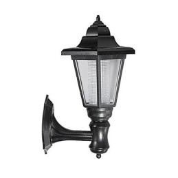 Solar Powered Outdoor Garden Path Yard Security Wall Light Landscape Lamp