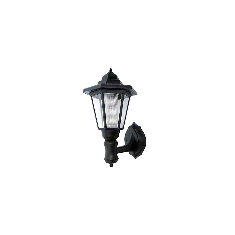 Solar Powered Outdoor Garden Path Yard Security Wall Light Landscape Lamp