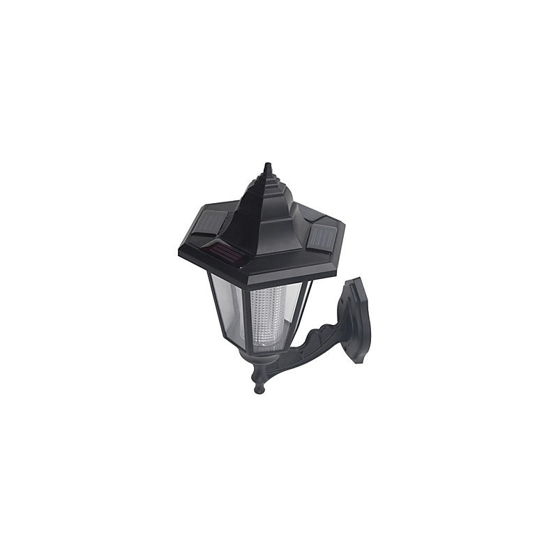 Solar Powered Outdoor Garden Path Yard Security Wall Light Landscape Lamp