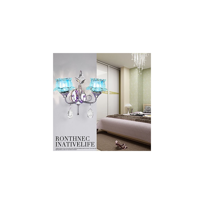 Creative Contemporary And Contracted Creative Crystal Wall Lamp Lights