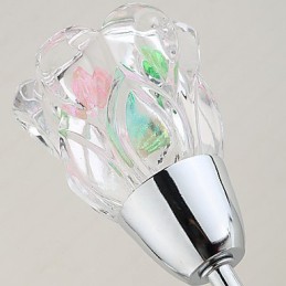 Creative Flowers Contemporary And Contracted Creative Crystal Wall Lamp Lights