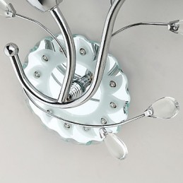 Creative Flowers Contemporary And Contracted Creative Crystal Wall Lamp Lights