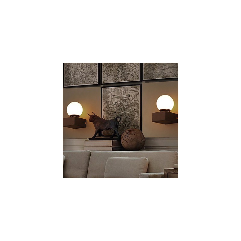 Ball Loft Creative Wall Lamp Wrought Iron Wall Lamp Restoring Ancient Ways Lights