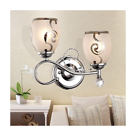 European Style Creative Contemporary And Contracted Crystal Wall Lamp Lights