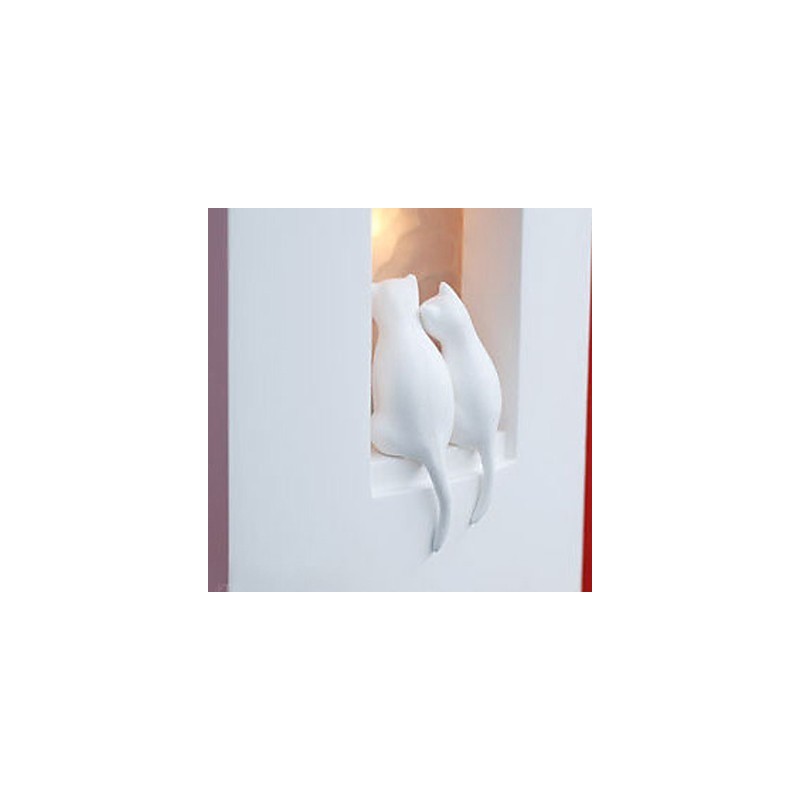 Fashion Warm Children Room Hanging Light Creative Kitty Plaster Wall Lamp Lights