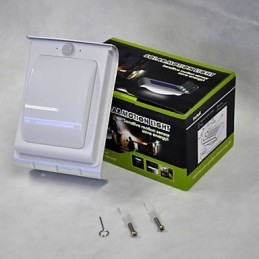 Voice Sensor Outdoor Solar Powered Light Lamp Landscape Garden Wall Fence