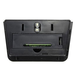 Warm Yellow Solar Powered Wall Mount 2 Lantern Light Deck Lamp