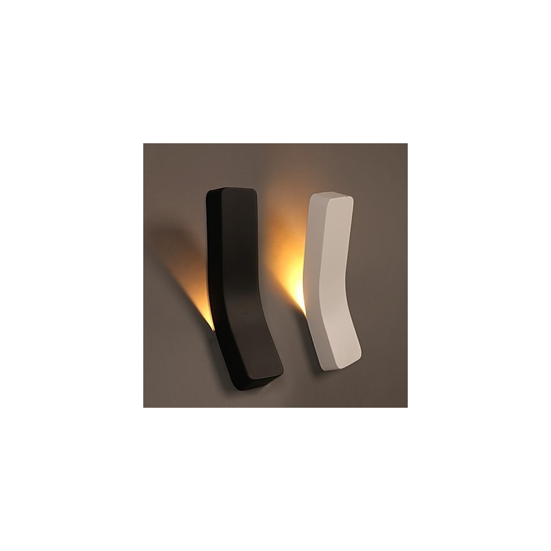 Contracted And Contemporary Creative Bent Wrought Iron Wall Lamp Power Lights
