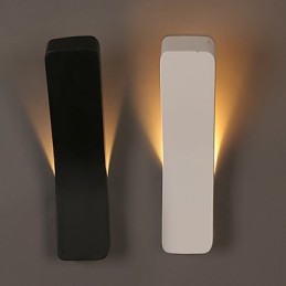 Contracted And Contemporary Creative Bent Wrought Iron Wall Lamp Power Lights