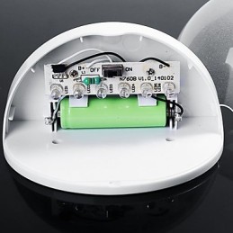 Solar Powered Lamp Outdoor Garden Light Automatic Sensor Activated Solar Light (White)