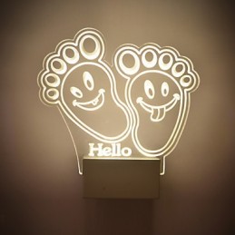 Acrylic Wall Lamp PVC Lamp Light Chip Modern Contemporary Metal