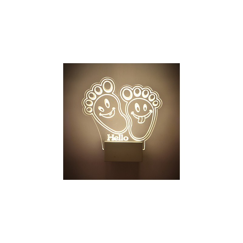 Acrylic Wall Lamp PVC Lamp Light Chip Modern Contemporary Metal