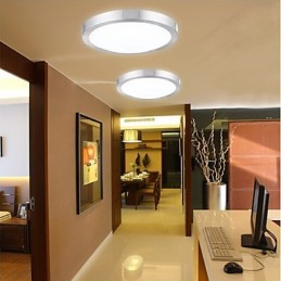 Flush Mount Lights 7W Light Round Simple Modern Diameter 20CM