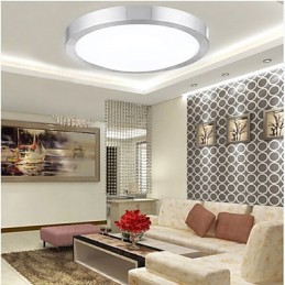 Flush Mount Lights 7W Light Round Simple Modern Diameter 20CM
