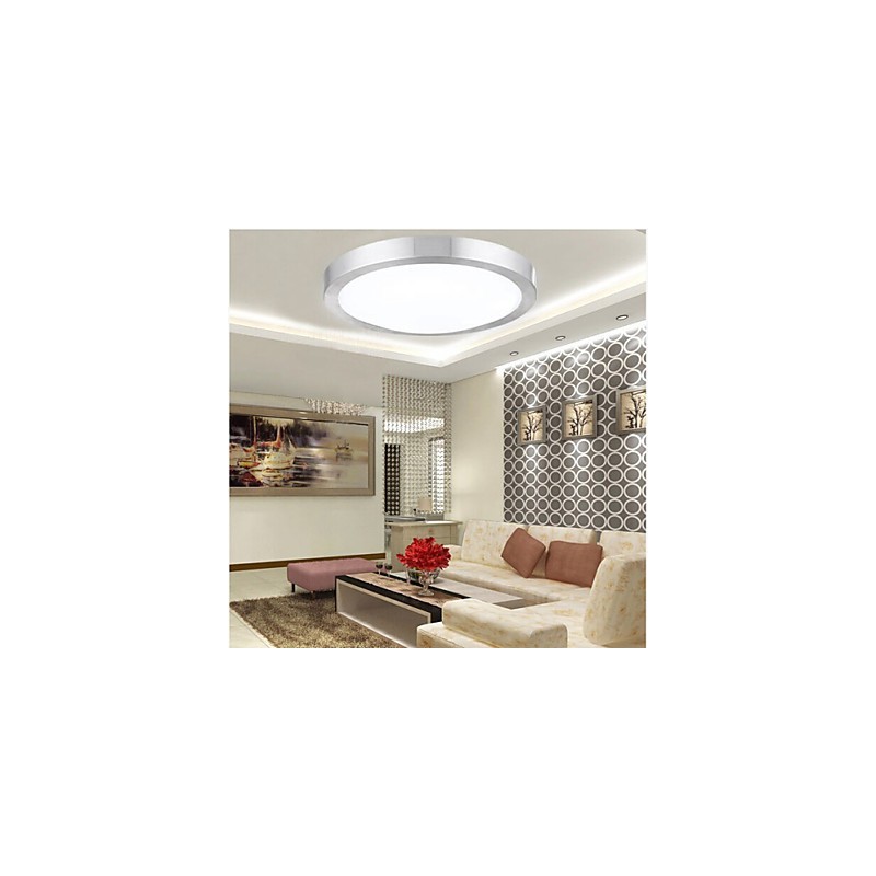 Flush Mount Lights 7W Light Round Simple Modern Diameter 20CM