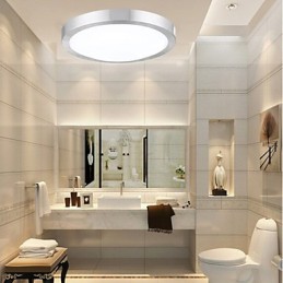 Flush Mount Lights 7W Light Round Simple Modern Diameter 20CM