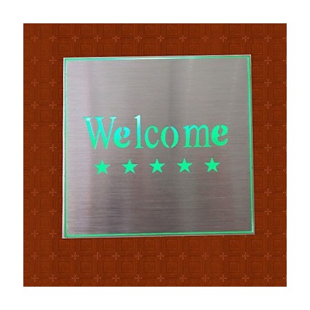 The Hotel Market Welcome Indicator Light Lamp Creative Bar Model Wall Sconces Metal