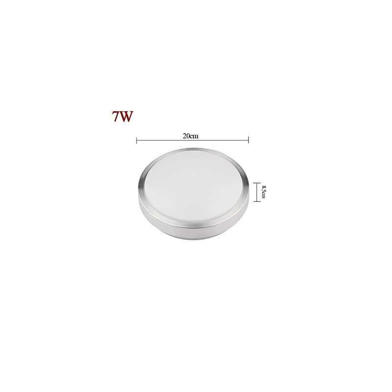 Flush Mount Lights 7W Light Round Simple Modern Diameter 20CM