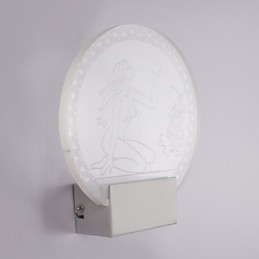 Acrylic Wall Lamp PVC Lamp Light Chip Modern Contemporary Metal 5W