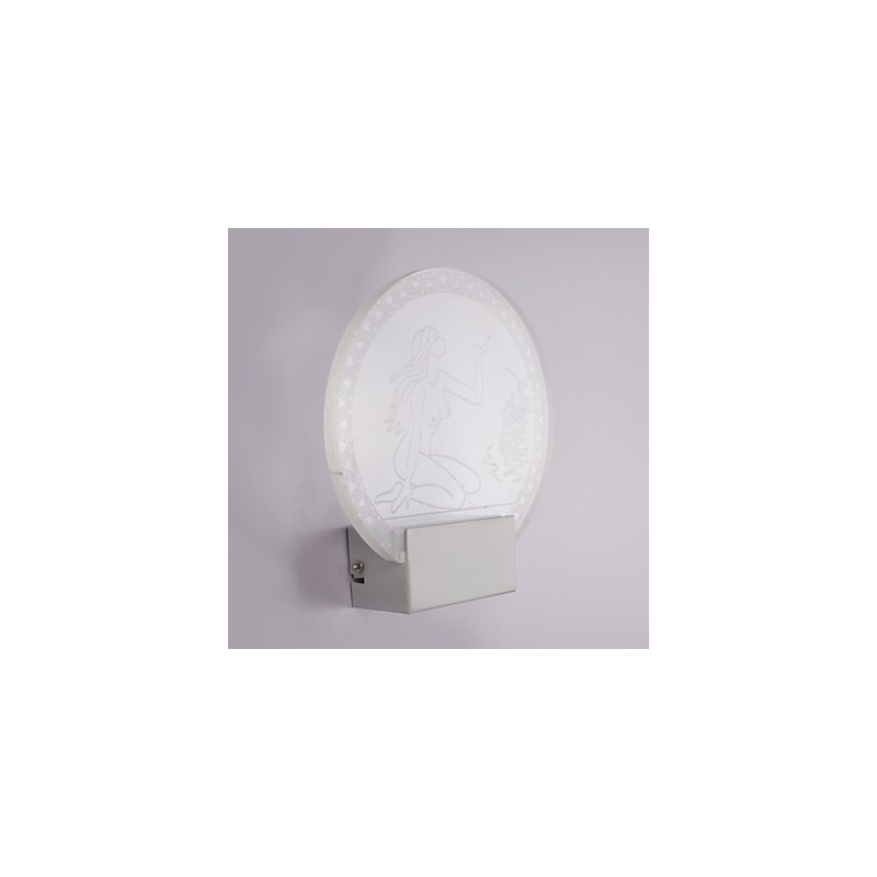 Acrylic Wall Lamp PVC Lamp Light Chip Modern Contemporary Metal 5W