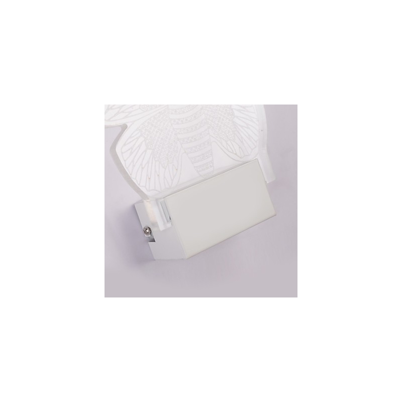 Acrylic Wall Lamp PVC Lamp Light Modern Contemporary Metal