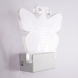 Acrylic Wall Lamp PVC Lamp Light Modern Contemporary Metal