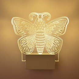 Acrylic Wall Lamp PVC Lamp Light Modern Contemporary Metal