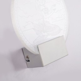 Acrylic Wall Lamp PVC Lamp Light Modern Contemporary Metal