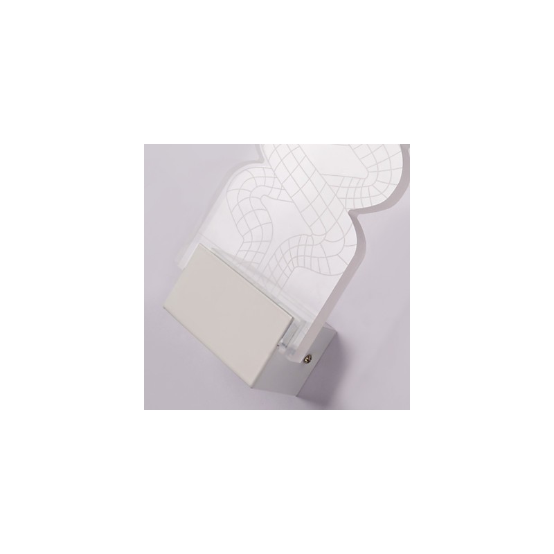 Acrylic Wall Lamp PVC Lamp Light Chip Modern Contemporary Metal