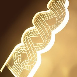 Acrylic Wall Lamp PVC Lamp Light Chip Modern Contemporary Metal