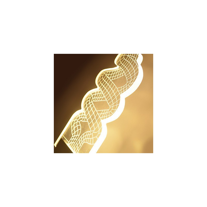 Acrylic Wall Lamp PVC Lamp Light Chip Modern Contemporary Metal