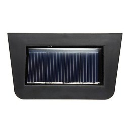 Warm Yellow Solar Powered Wall Mount 2 Lantern Light Deck Lamp