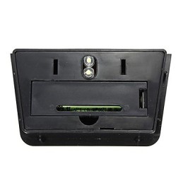 Warm Yellow Solar Powered Wall Mount 2 Lantern Light Deck Lamp