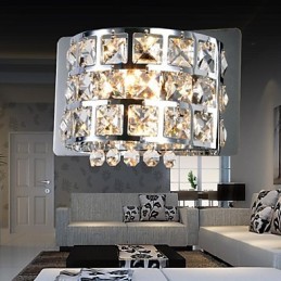 Crystal Flush Mount wall Lights Modern Contemporary G4 Metal